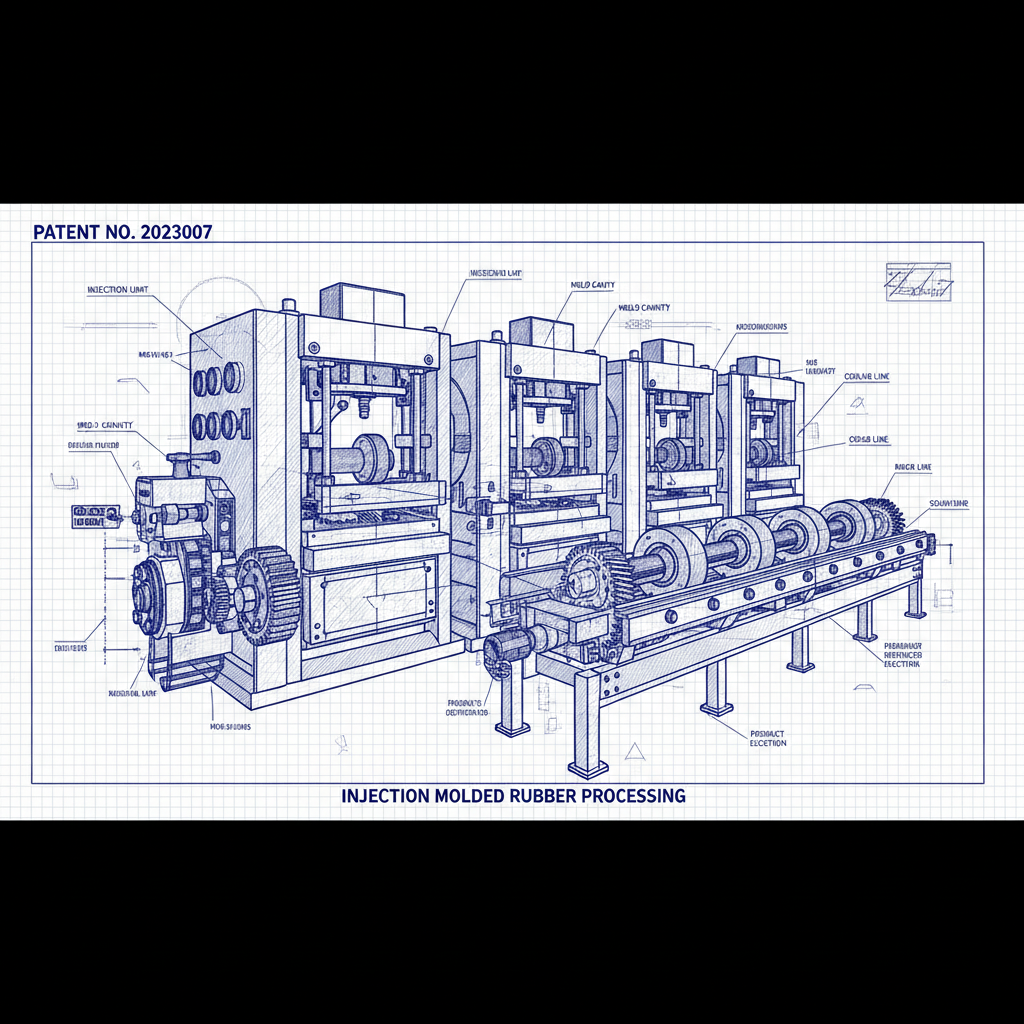 Injection molded rubber parts processing factory