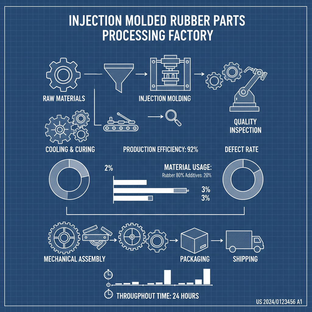 Injection molded rubber parts processing factory