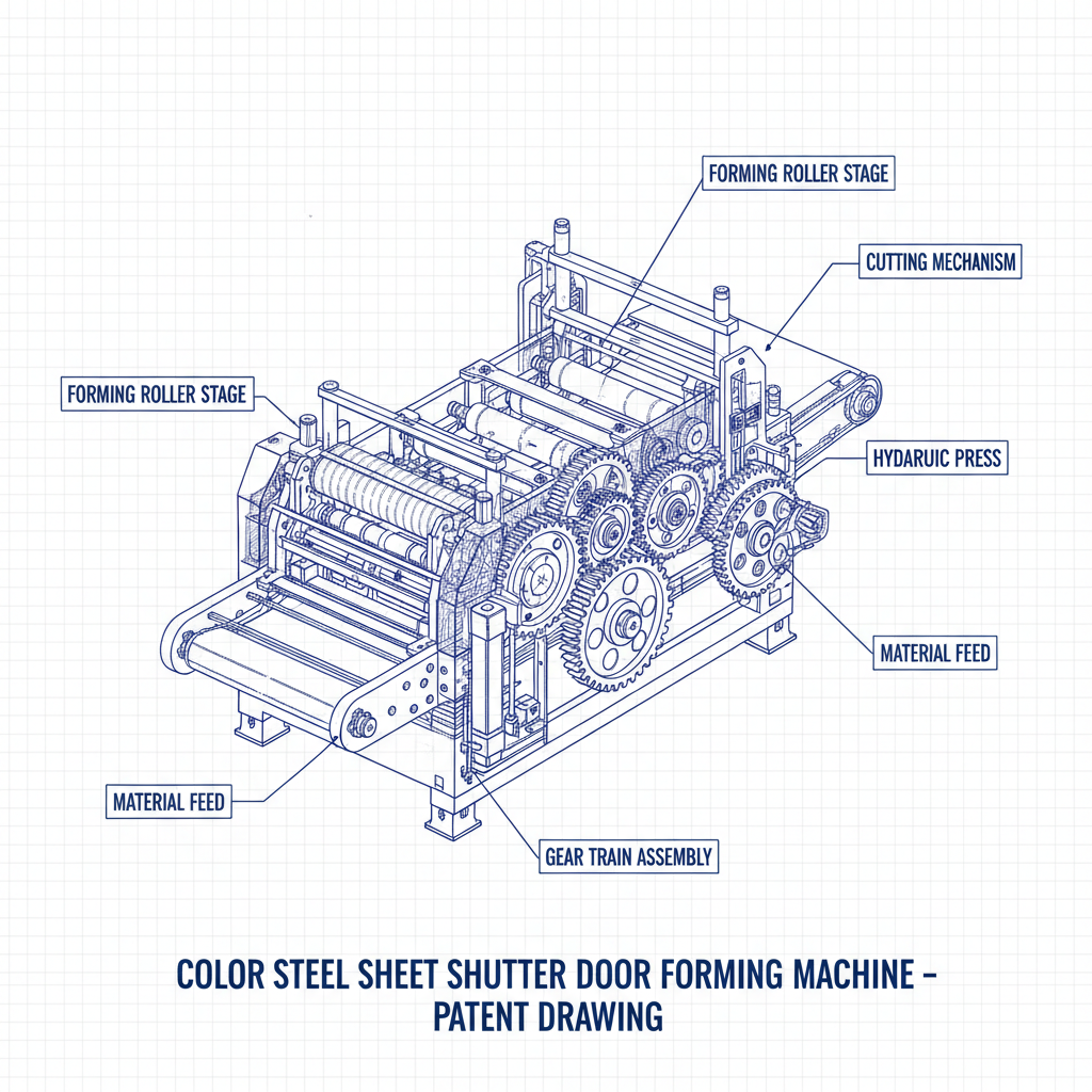 Advanced Color Steel Sheet Shutter Door Forming Machine for Efficient Production