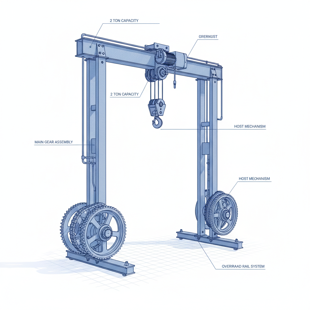 Optimizing Material Handling with a Robust 2 ton Gantry Crane System