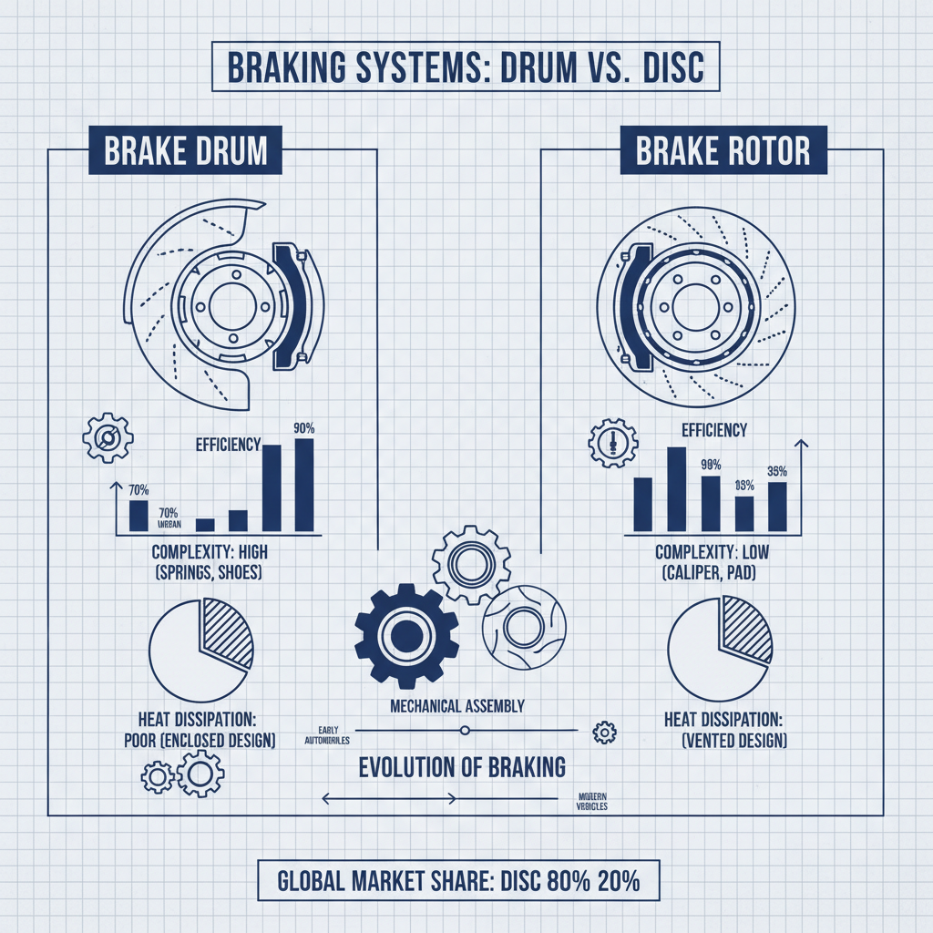 Understanding the Vital Role of Brake Drums and Rotors in Vehicle Safety