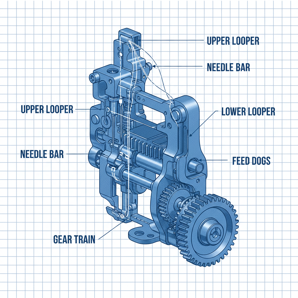 Exploring the Versatility and Importance of the overlock chain stitch Technique