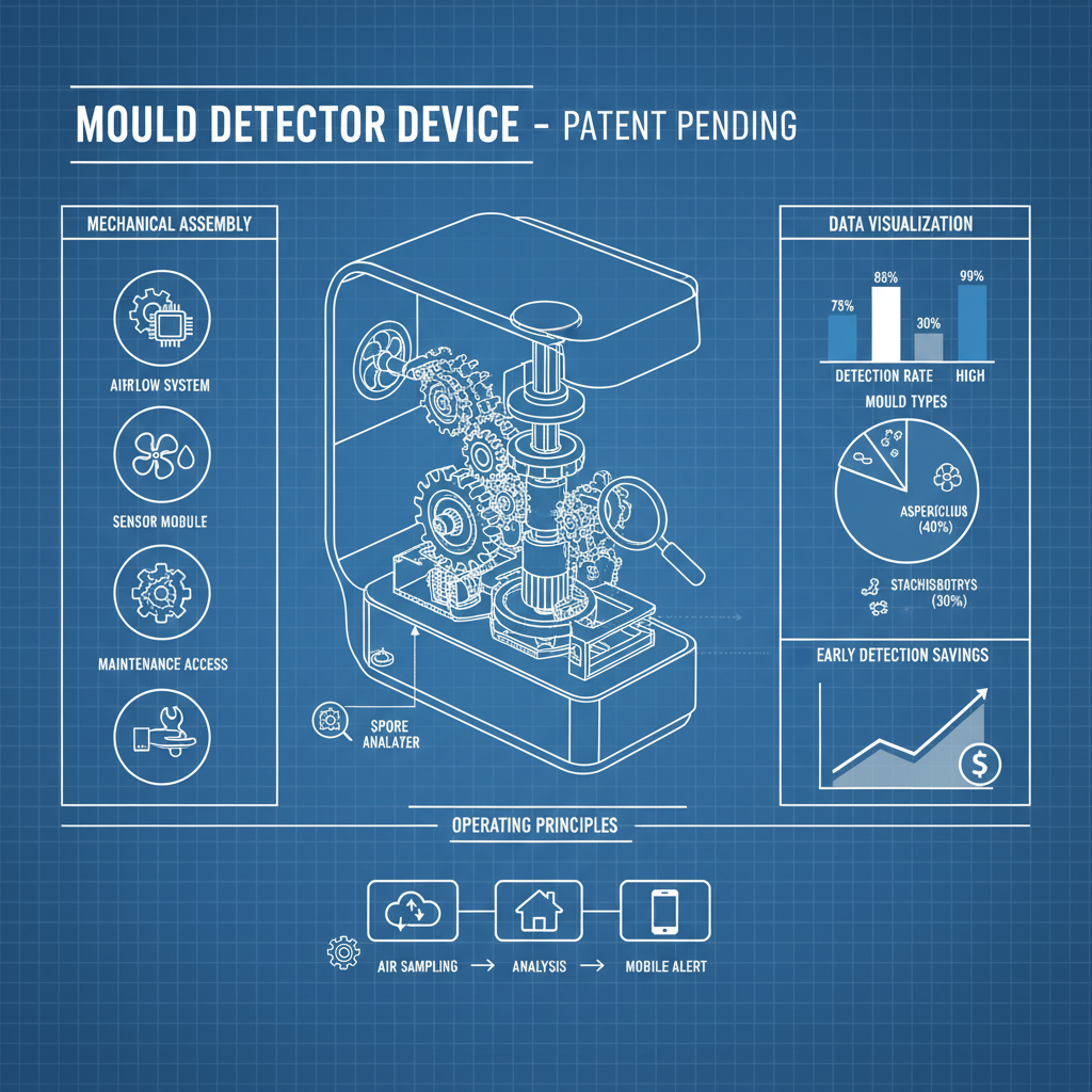 Advanced Mould Detector Device for Comprehensive Indoor Air Quality Assessment