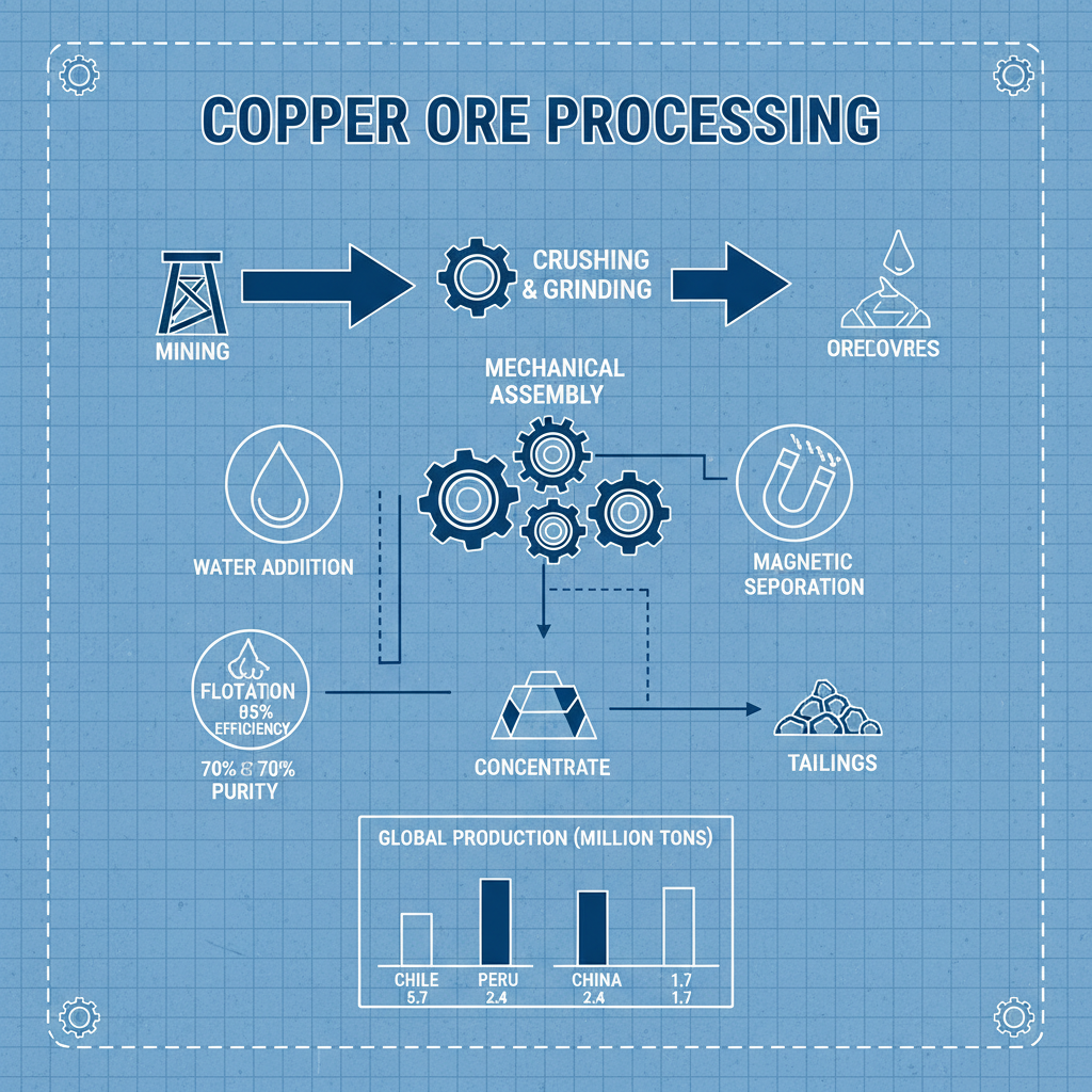 Advancements in Copper Ore Processing for Sustainable Global Resource Management