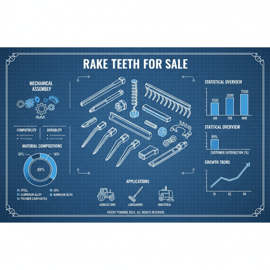 High Quality Rake Teeth for Sale Ensuring Agricultural and Landscaping Efficiency