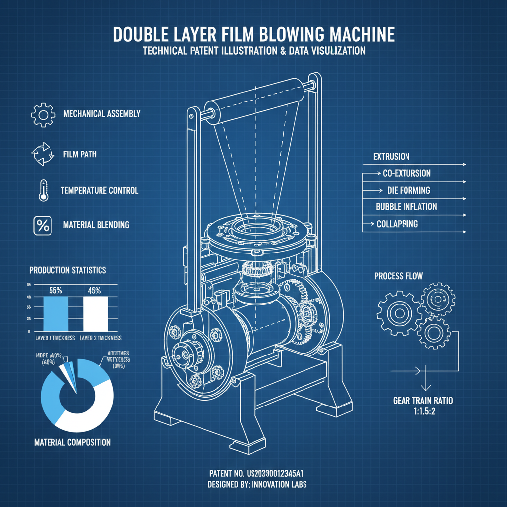 double layer film blowing machine