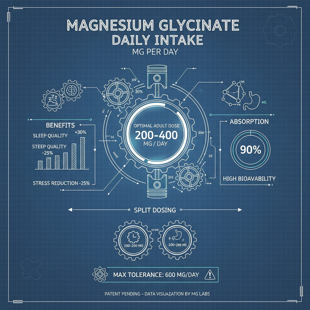 Optimizing Your Health with Magnesium Glycinate Mg Per Day Dosage Guidelines
