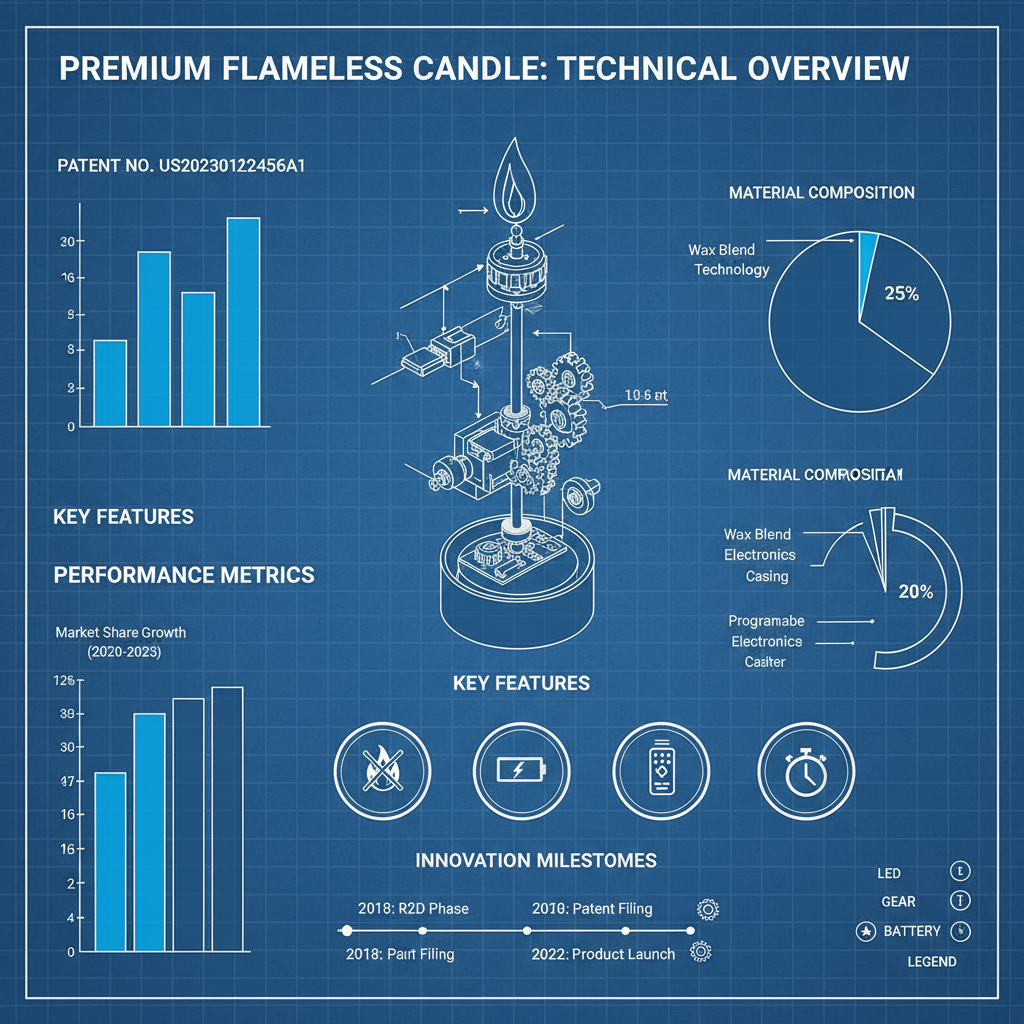 Illuminate Your Home with Stunning Premium Flameless Candles
