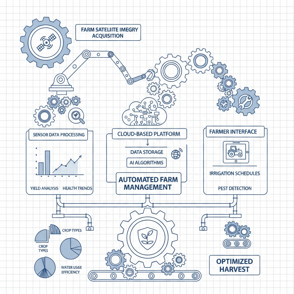 Leveraging Farm Satellite Imagery for Precision Agriculture and Sustainable Farming