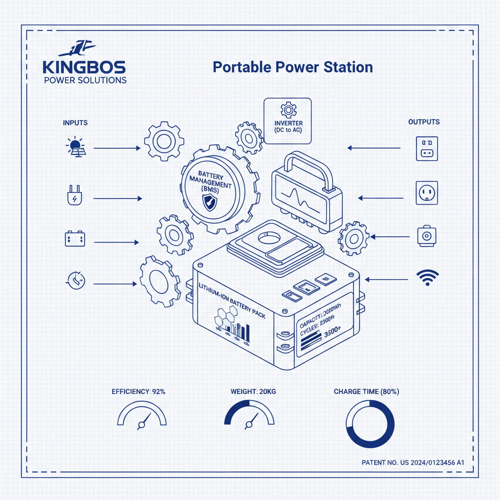 KingBoss Portable Power Station Empowering Your Adventures and Ensuring Reliable Power