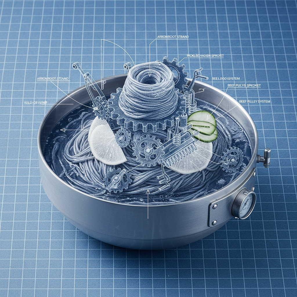 Exploring the Refreshing World of Arrowroot Naengmyeon A Korean Noodle Tradition