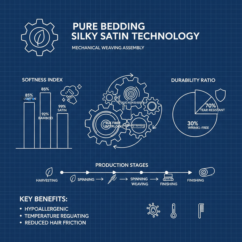 Indulge in the Luxurious Comfort of Pure Bedding Silky Satin for Restful Sleep