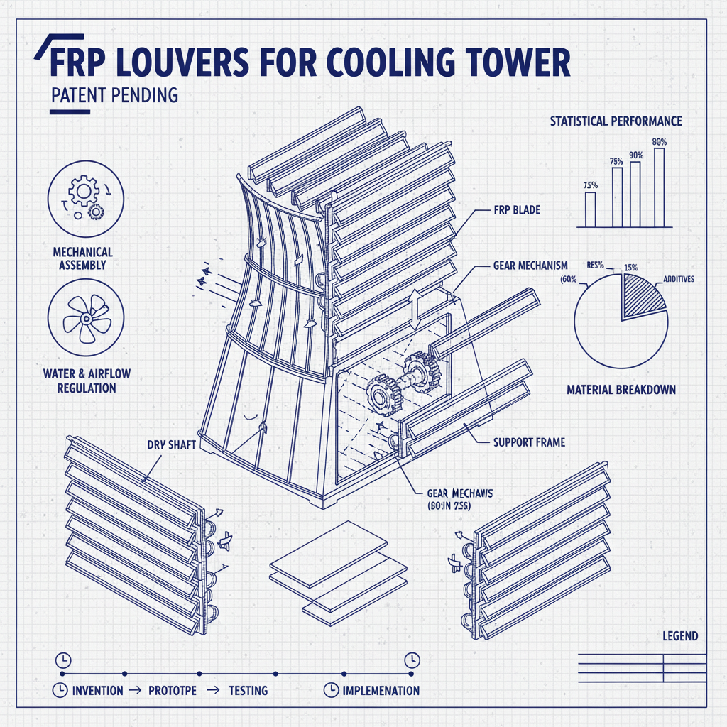 Optimizing Cooling Tower Efficiency with Durable FRP Louvers