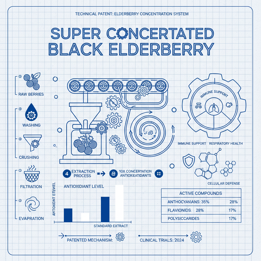 Unlock the Power of Super Concentrated Black Elderberry for Optimal Health