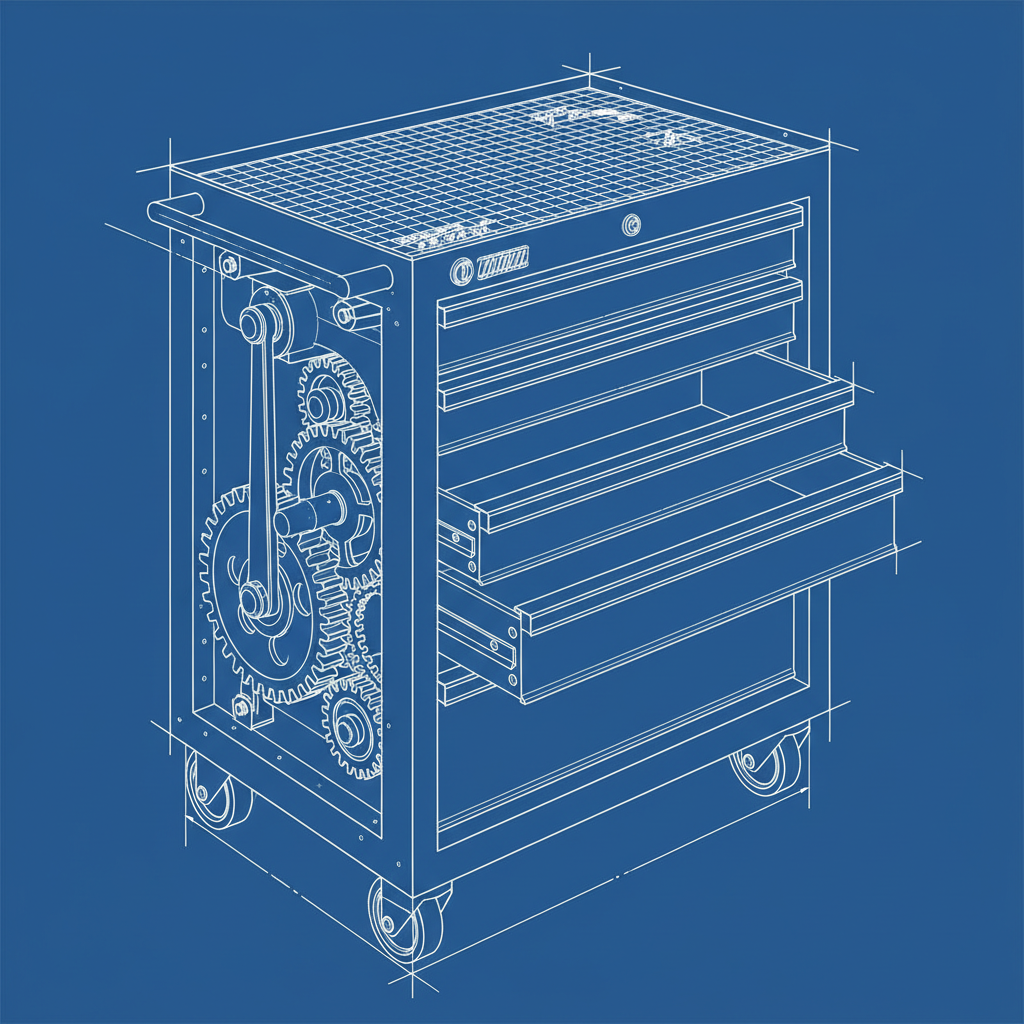 Maximize Workshop Efficiency with a Robust 5 Drawer Rolling Tool Cabinet