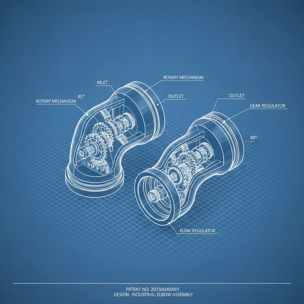 Understanding Pipe Flow with 45 and 90 Degree Elbow Fittings