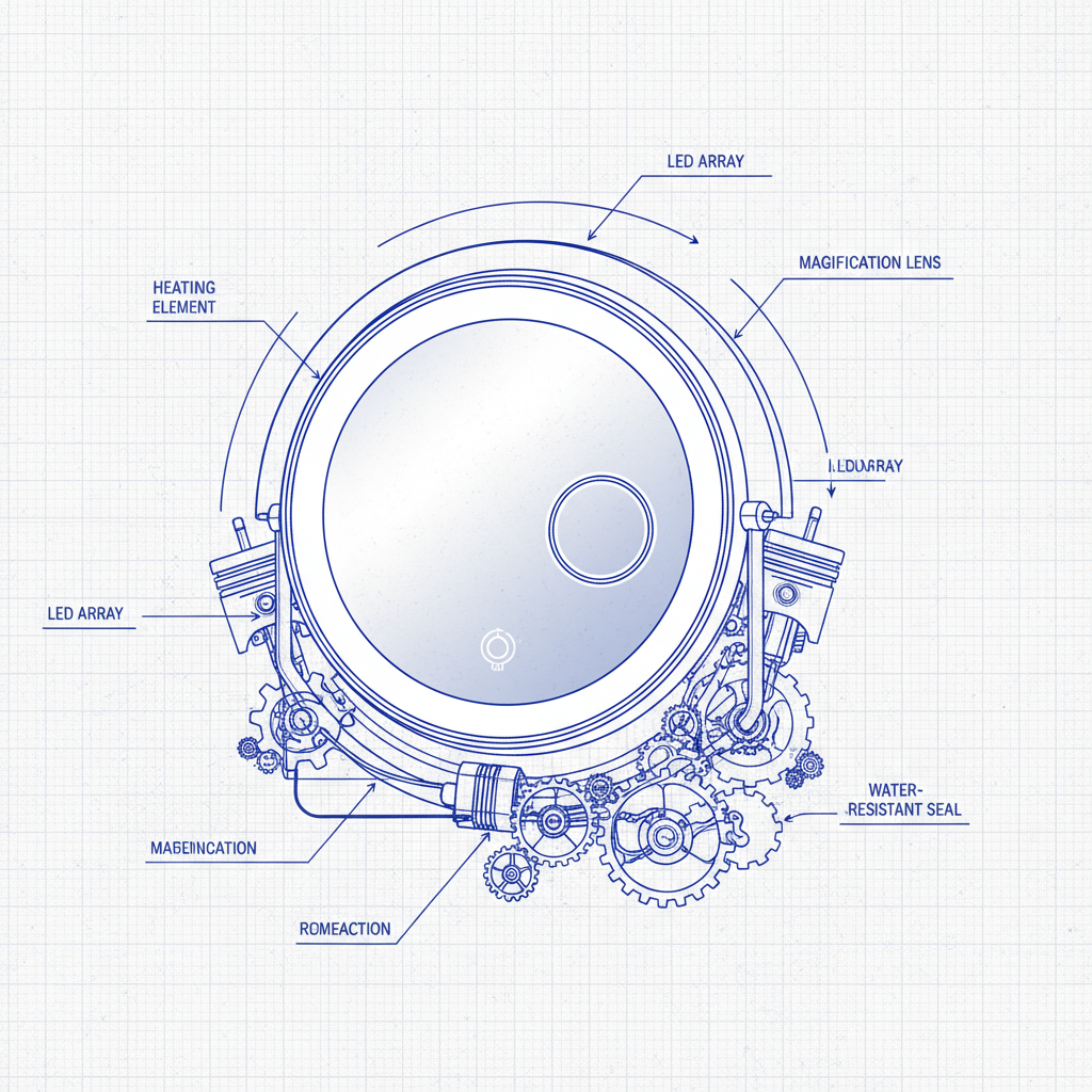 Enhance Your Grooming with a Fogless Shower Mirror with Light and Magnification Enhance Your Grooming with a Fogless Shower Mirror with Light and Magnification