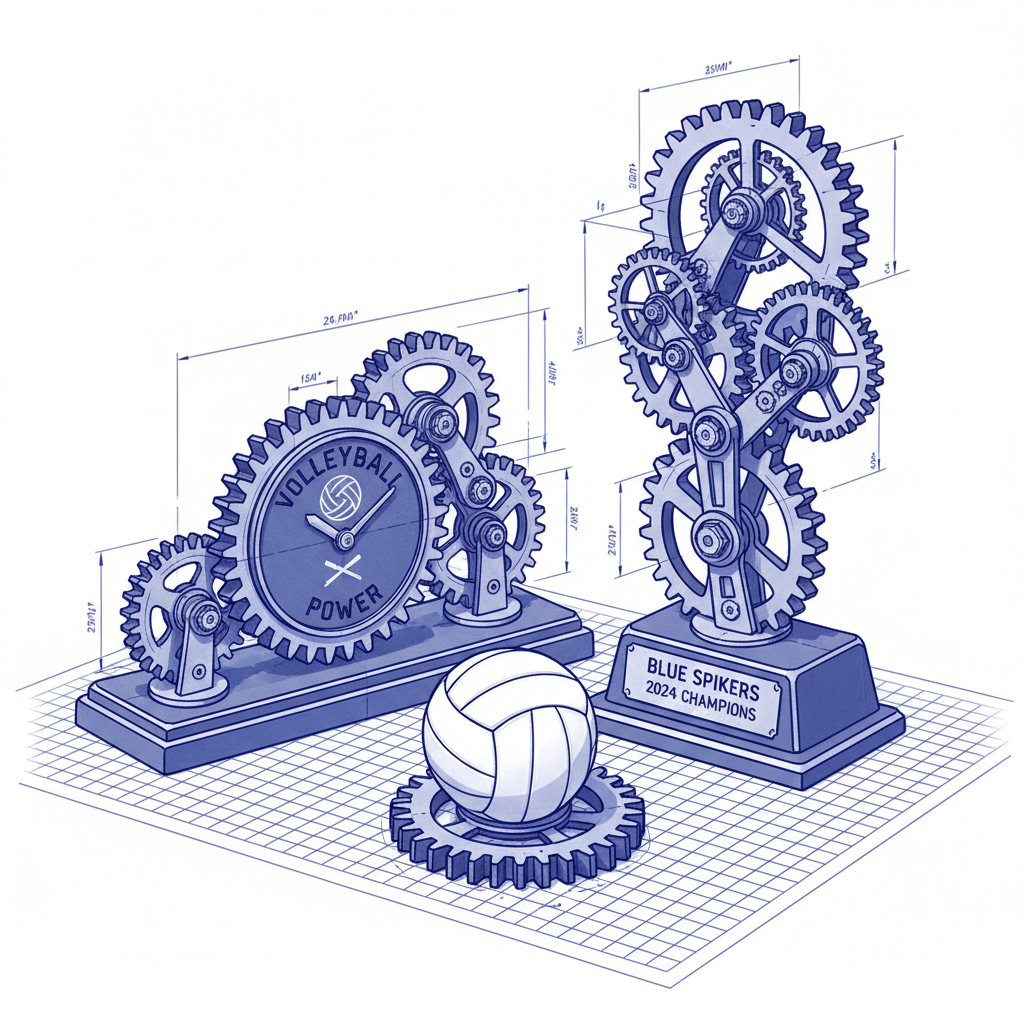 Celebrate Team Success with Unique Personalized Volleyball Team Gifts