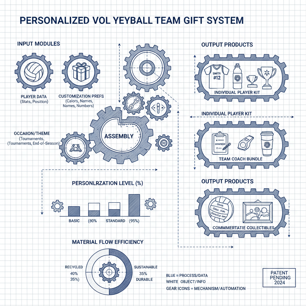 Celebrate Team Success with Unique Personalized Volleyball Team Gifts