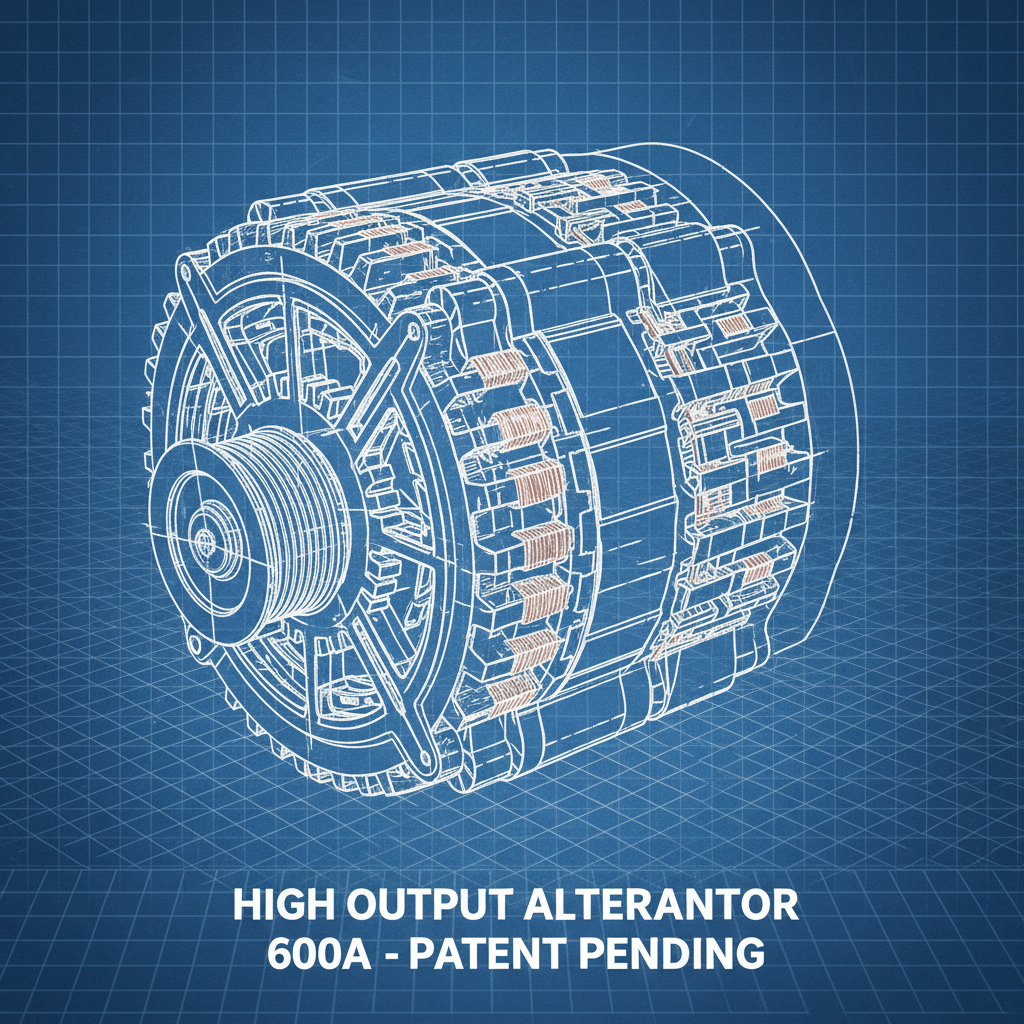 Maximize Your Power with a Robust 600 Amp High Output Alternator