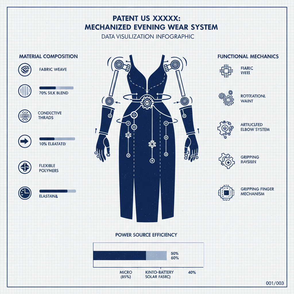 black gown with gloves