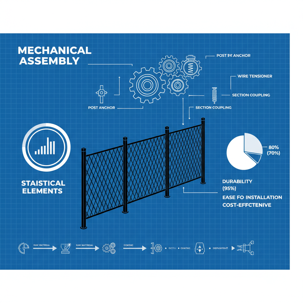 black wire garden fence
