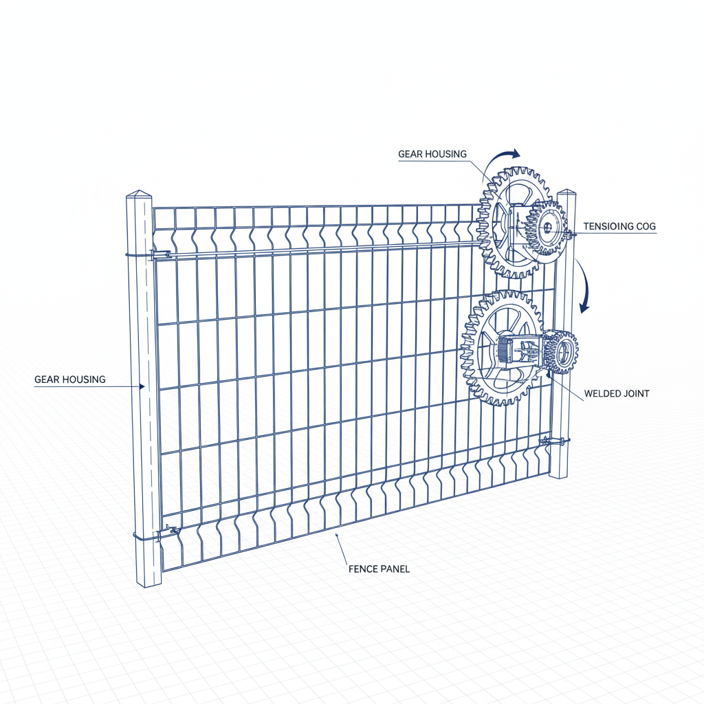 welded wire farm fence