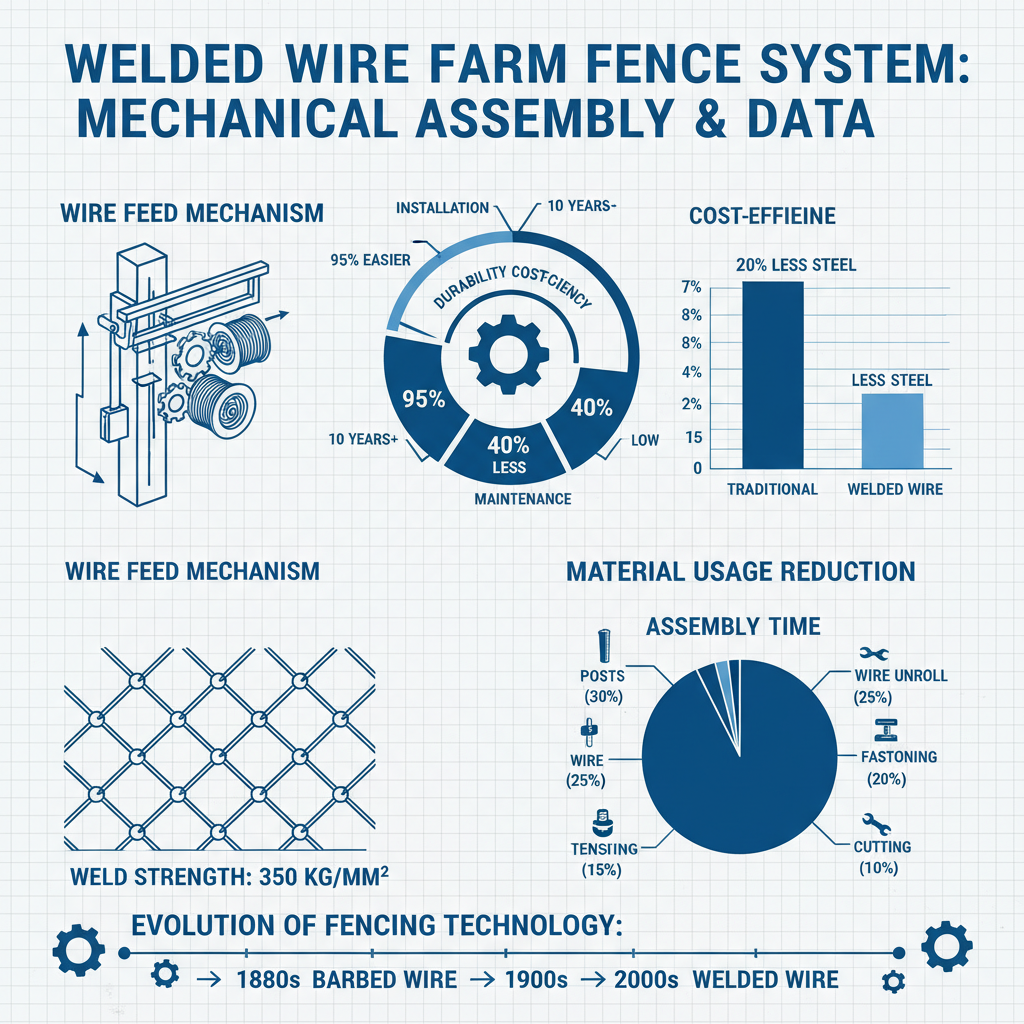 welded wire farm fence