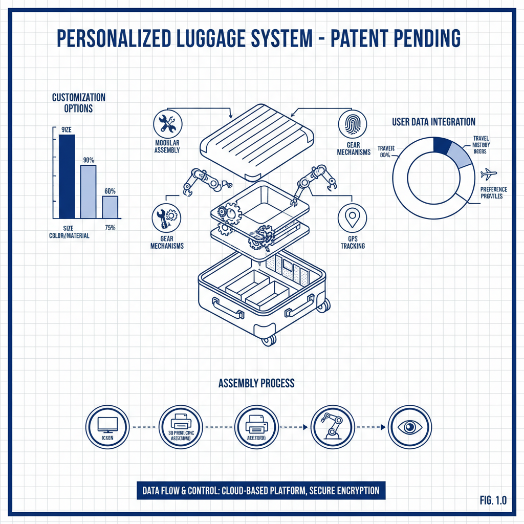 personalised luggage