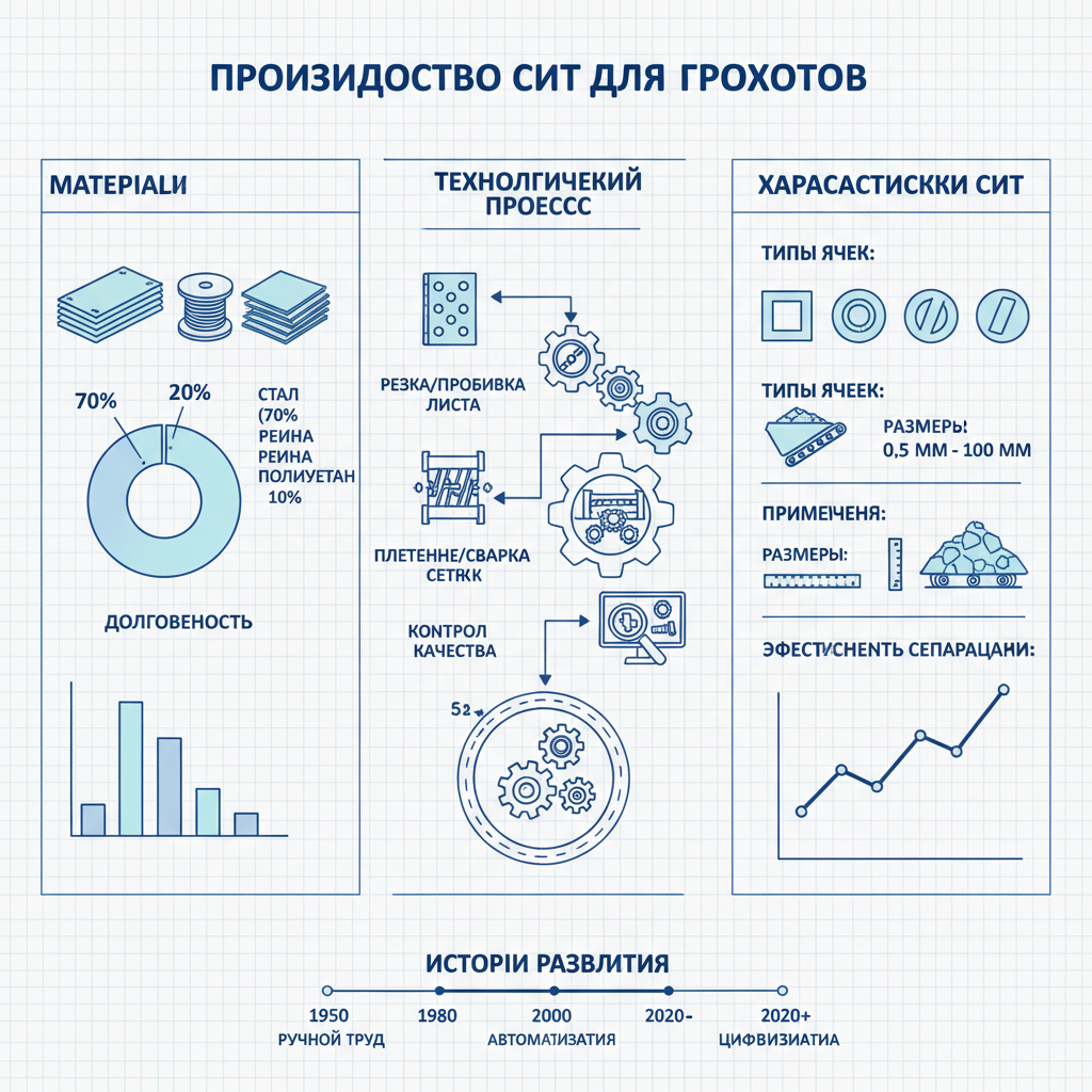 производство сит для грохотов