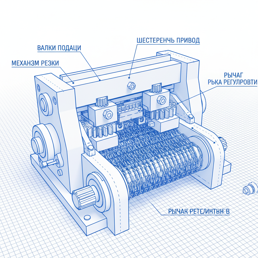 Станок для производства просечно-вытяной сетки