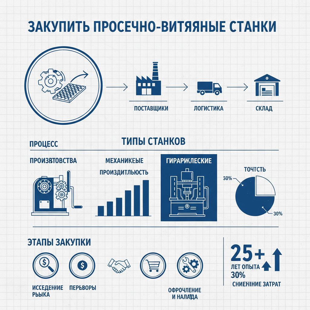 закупить просечно-вытяжные станки