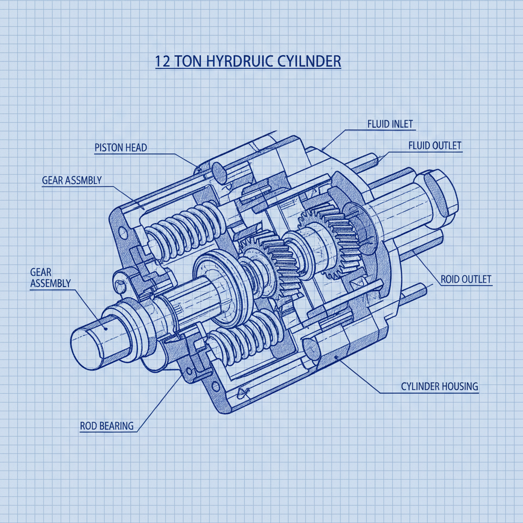 12 ton hydraulic cylinder