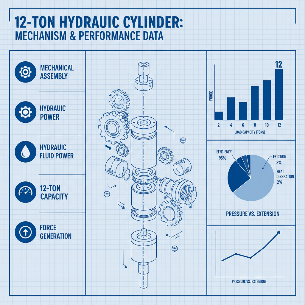 12 ton hydraulic cylinder