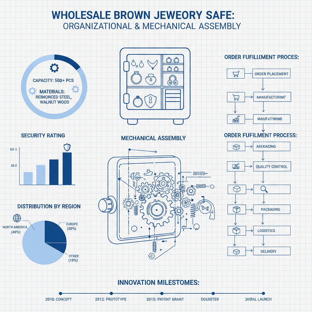 Wholesale brown jewelry safe