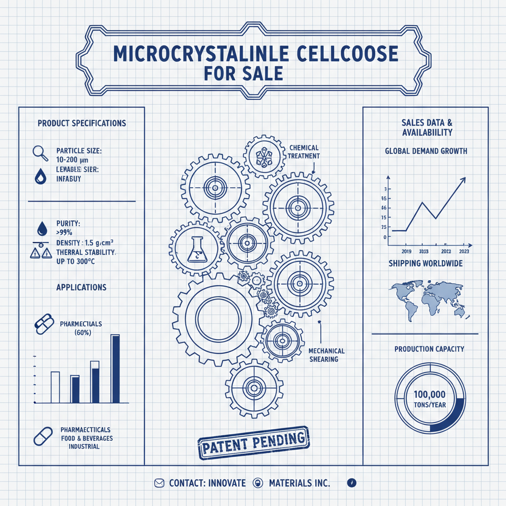 Find High Quality Microcrystalline Cellulose for Sale and Comprehensive Guide