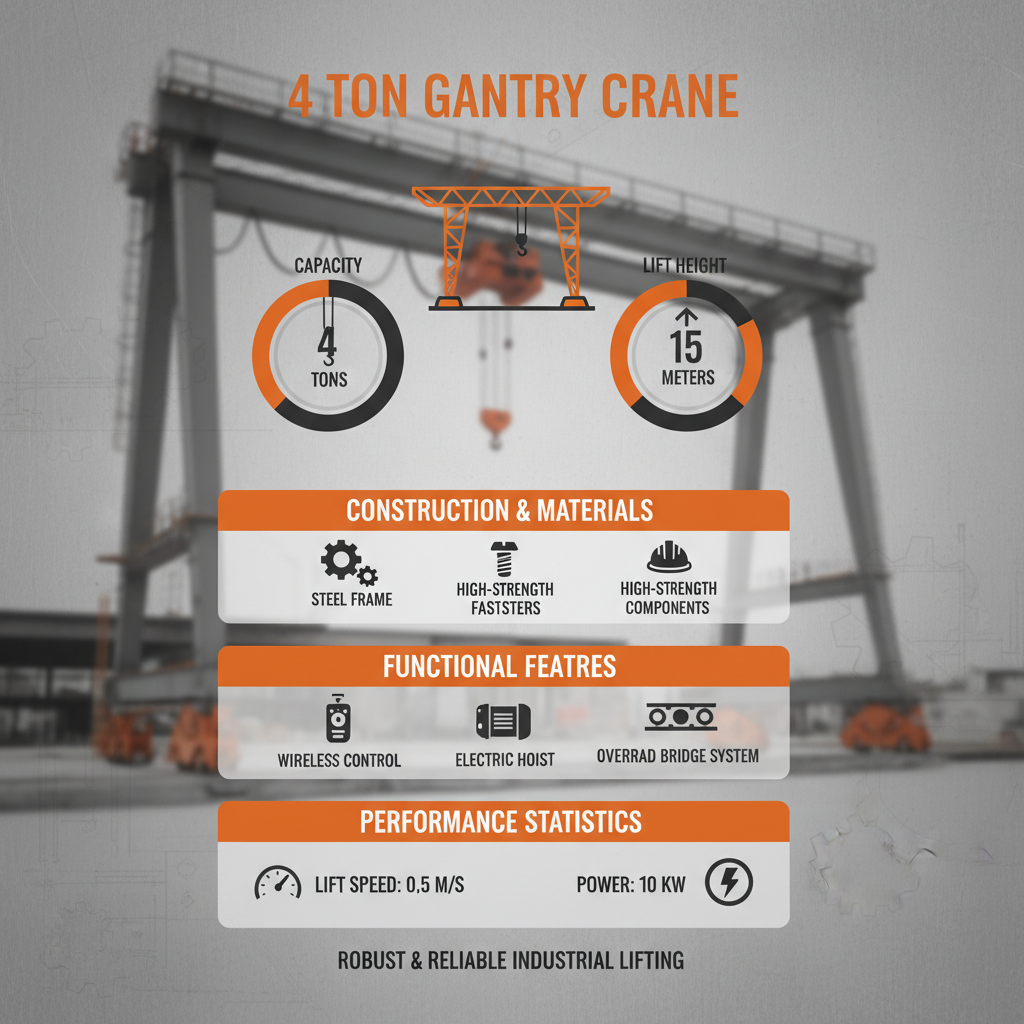 Comprehensive Guide to 4 Ton Gantry Crane Applications and Benefits