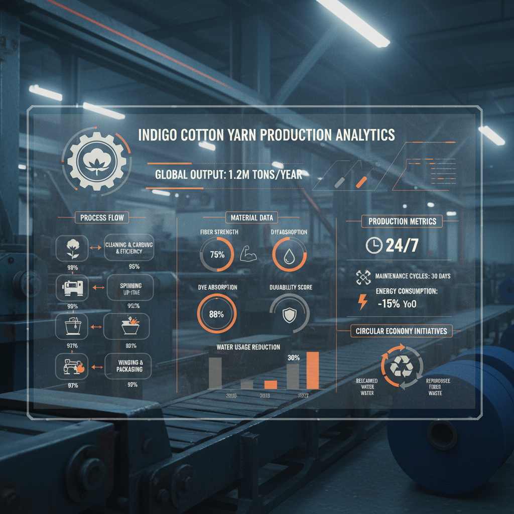 Exploring the Rich History and Sustainable Future of Indigo Cotton Yarn