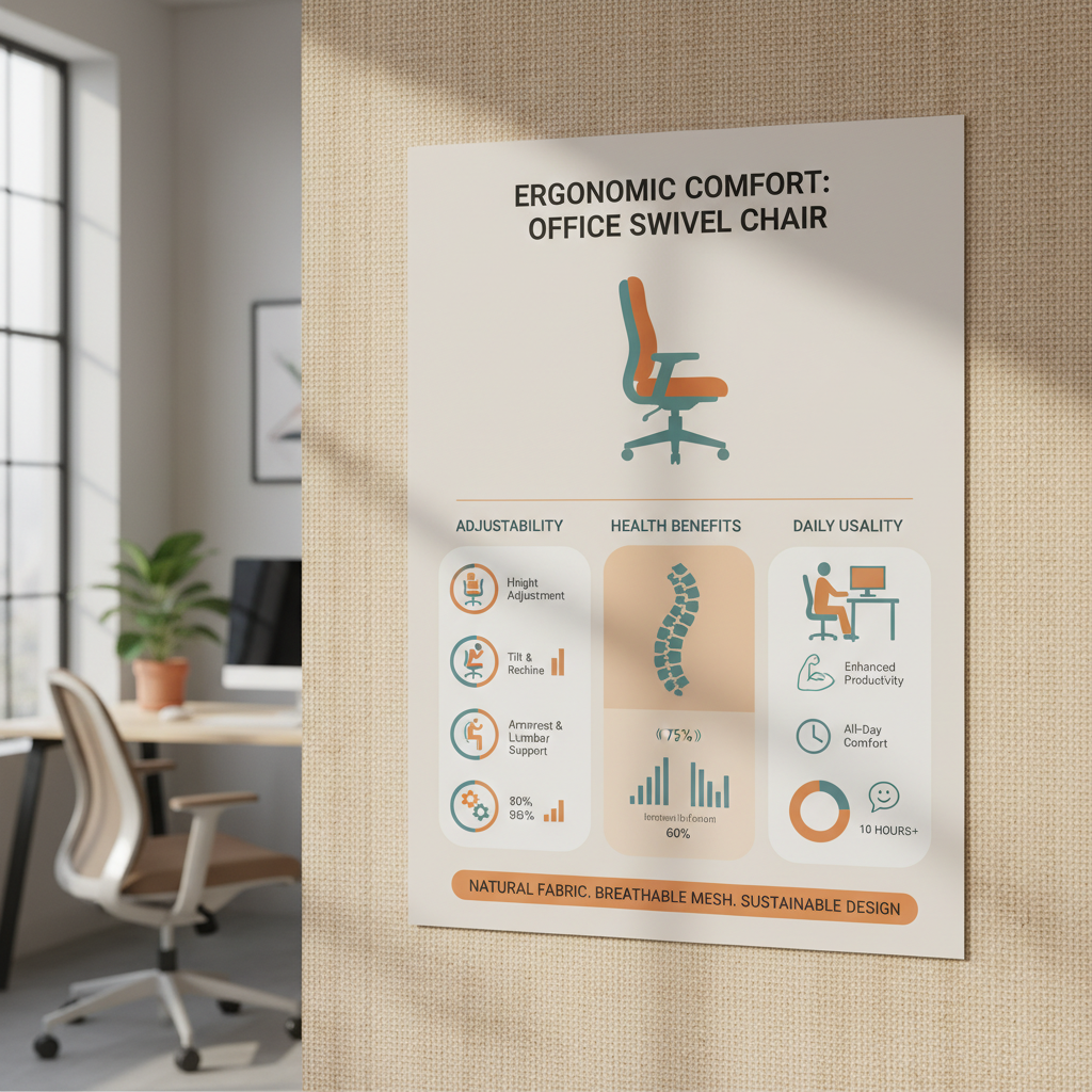 Invest in Employee Wellbeing with an Ergonomic Chair High Back for Office Swivel Chairs