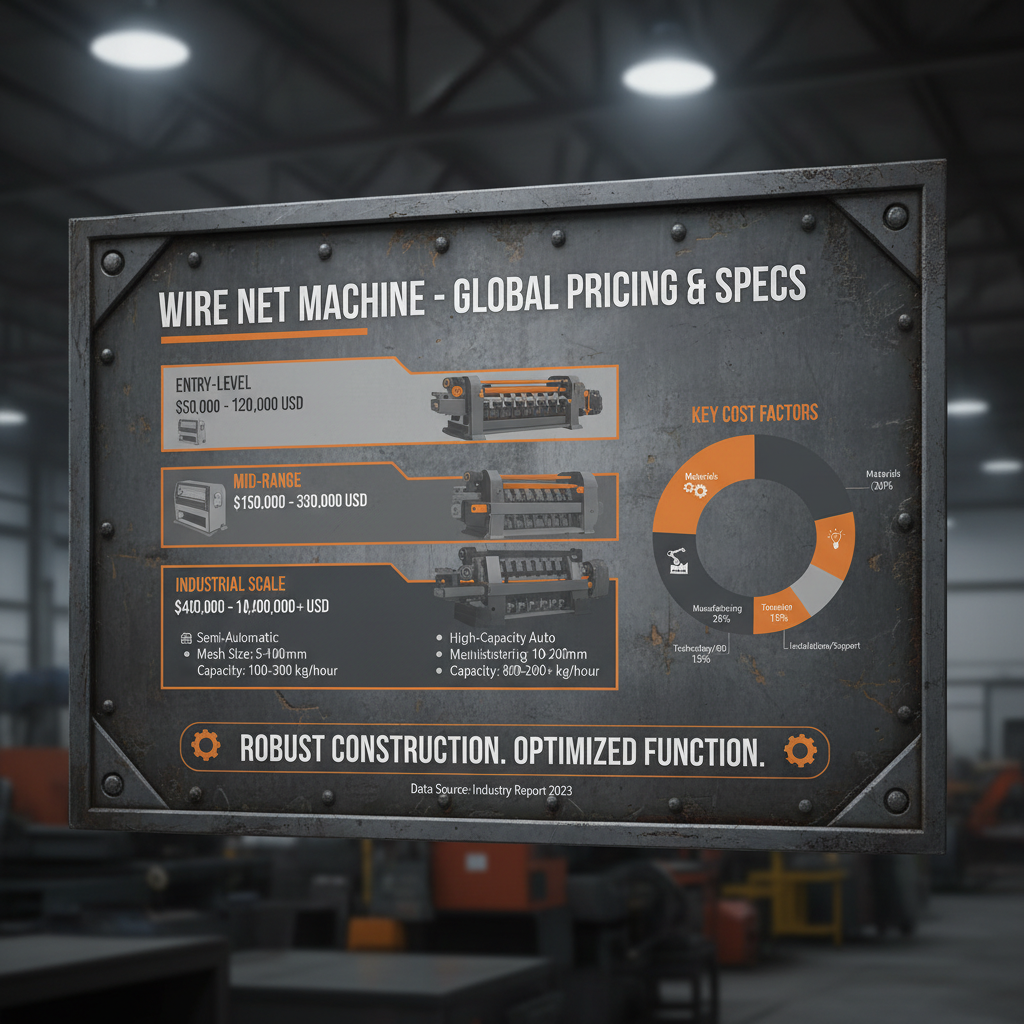 wire net making machine price