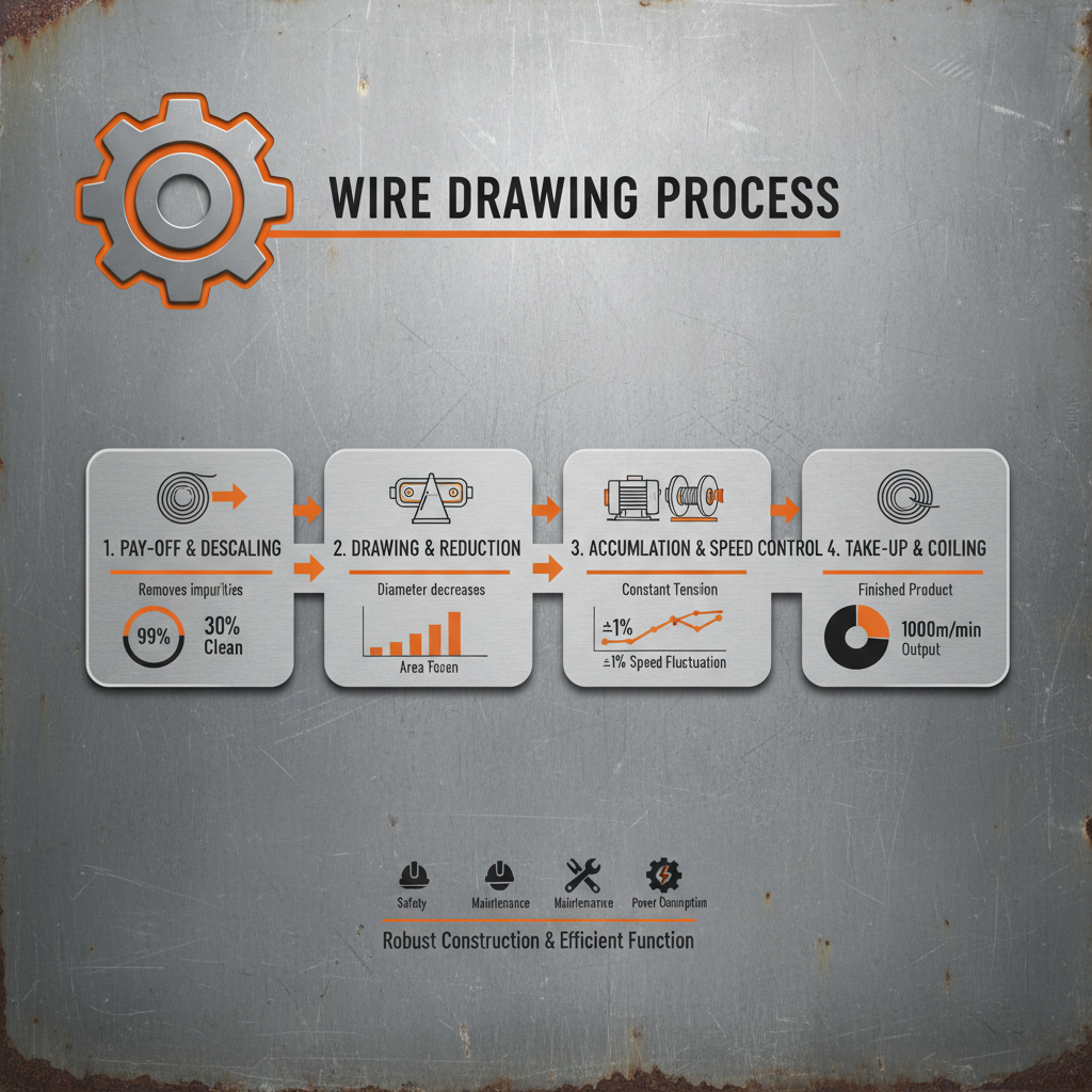 wire drawing machine process