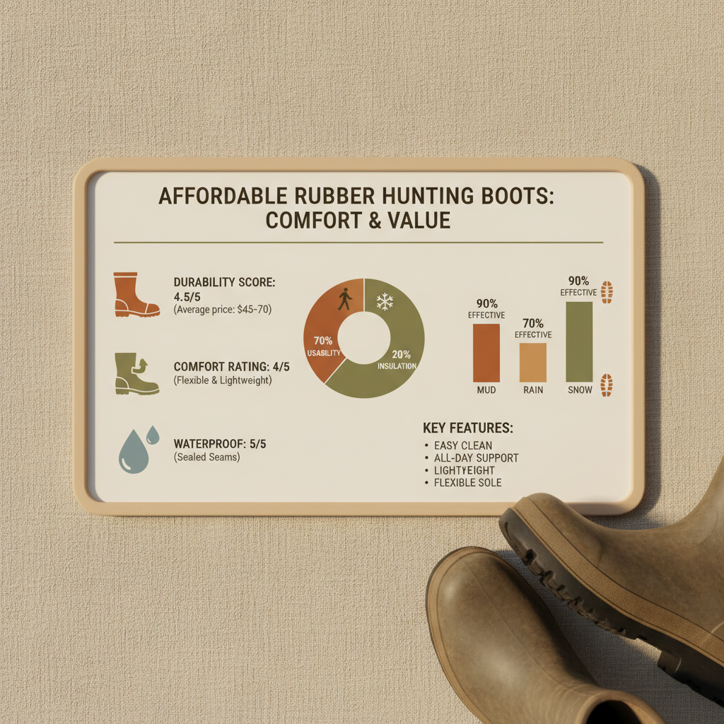 Affordable Cheap Rubber Hunting Boots for Outdoor Enthusiasts and Professionals