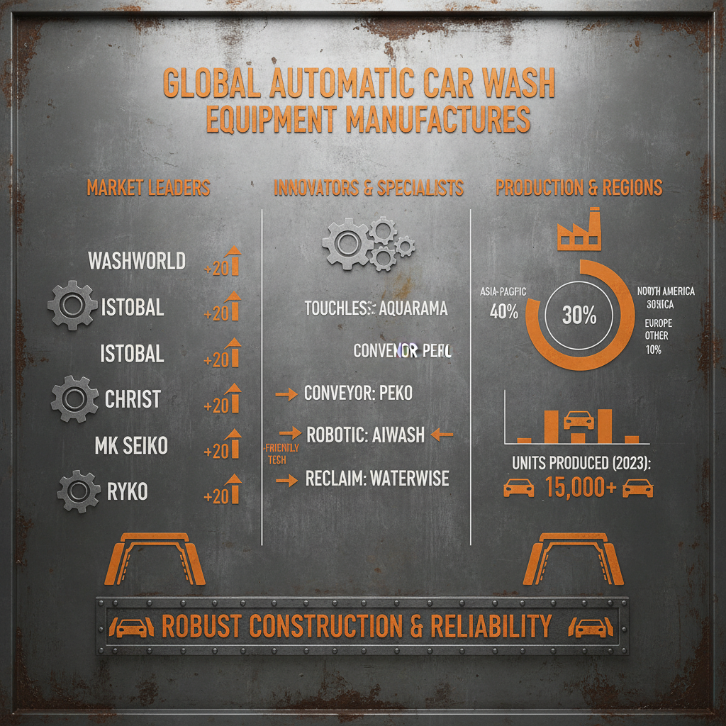 Leading Automatic Car Wash Equipment Manufacturers Drive Innovation and Efficiency