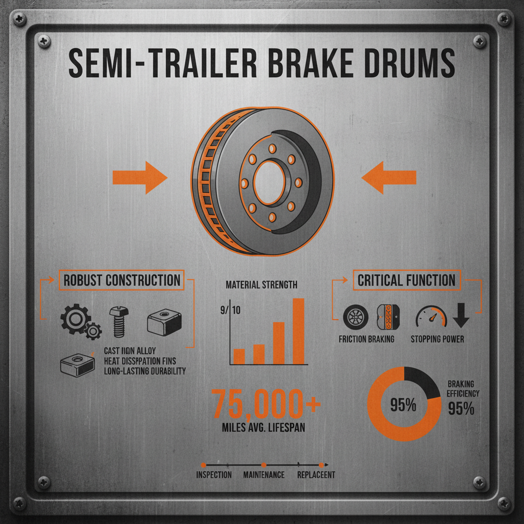 Understanding Semi Trailer Brake Drums for Enhanced Vehicle Safety and Performance