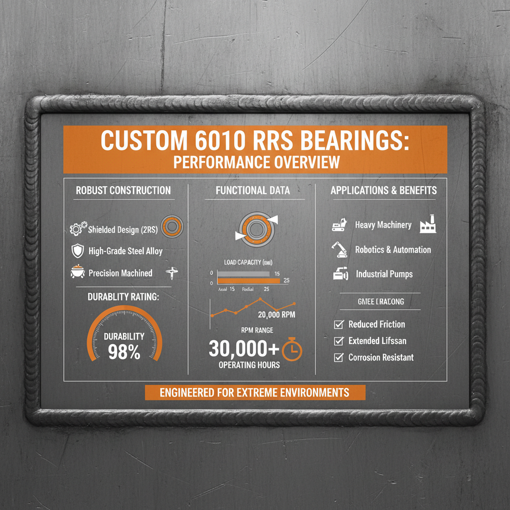 Exploring the Advantages of Custom 6010 2RS Bearings for Precision Applications