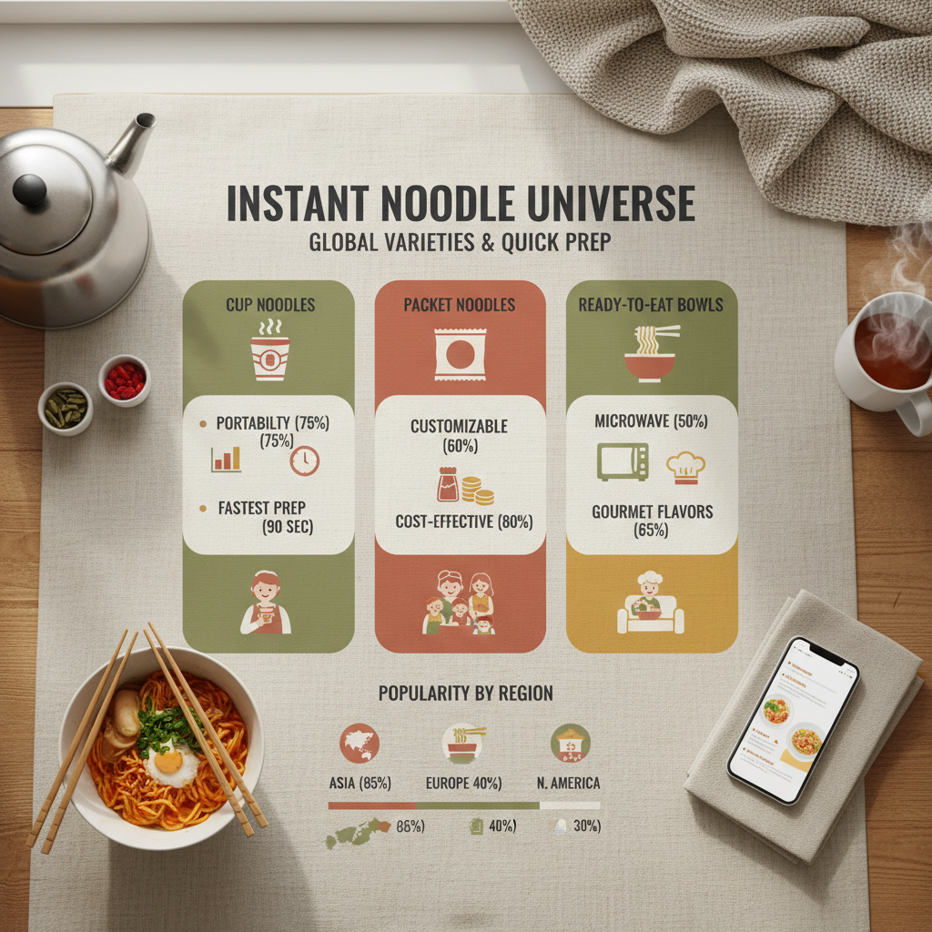 Exploring the Diverse World of Different Types of Instant Noodles and Their Global Impact