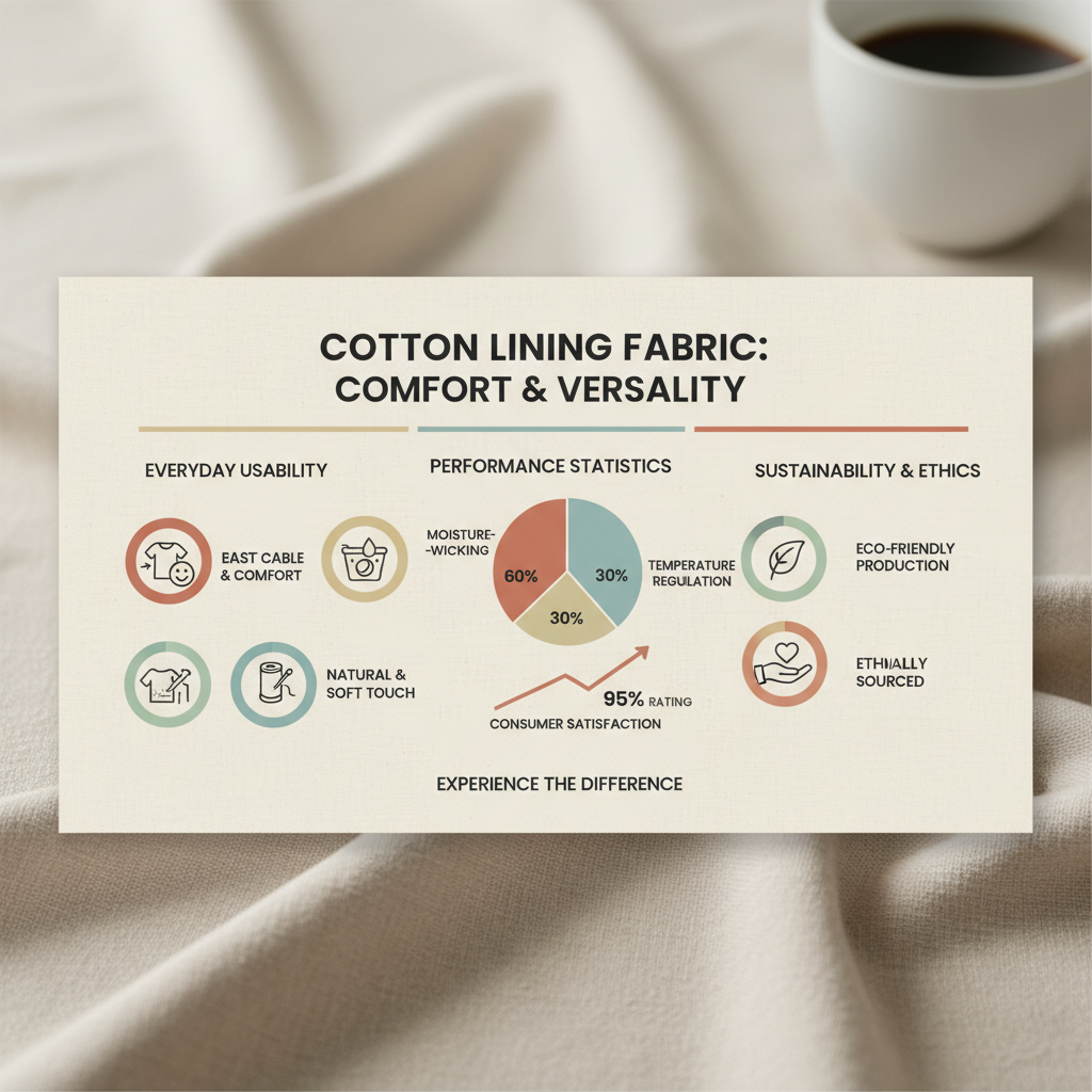 The Essential Role of Cotton Lining Fabric in Modern Textile Applications
