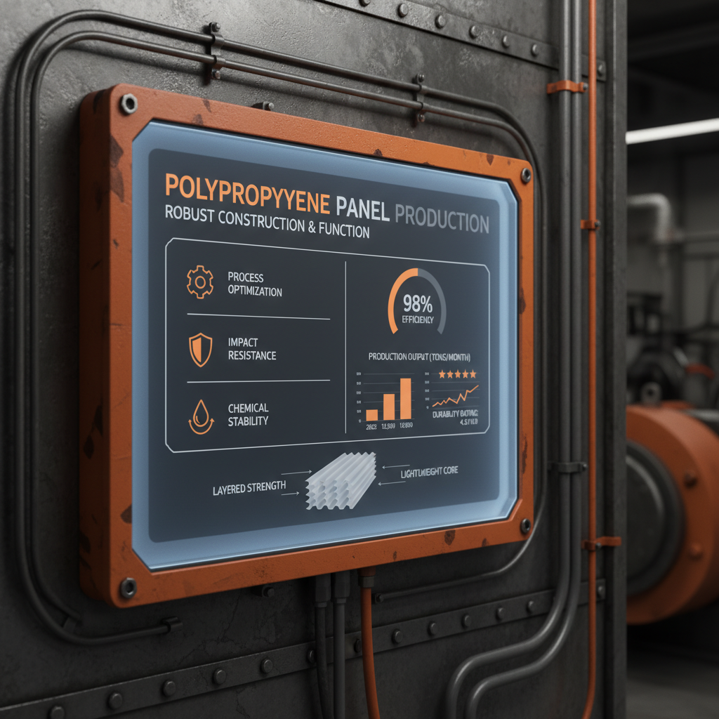 Exploring the Versatility and Benefits of Polypropylene Panel Solutions