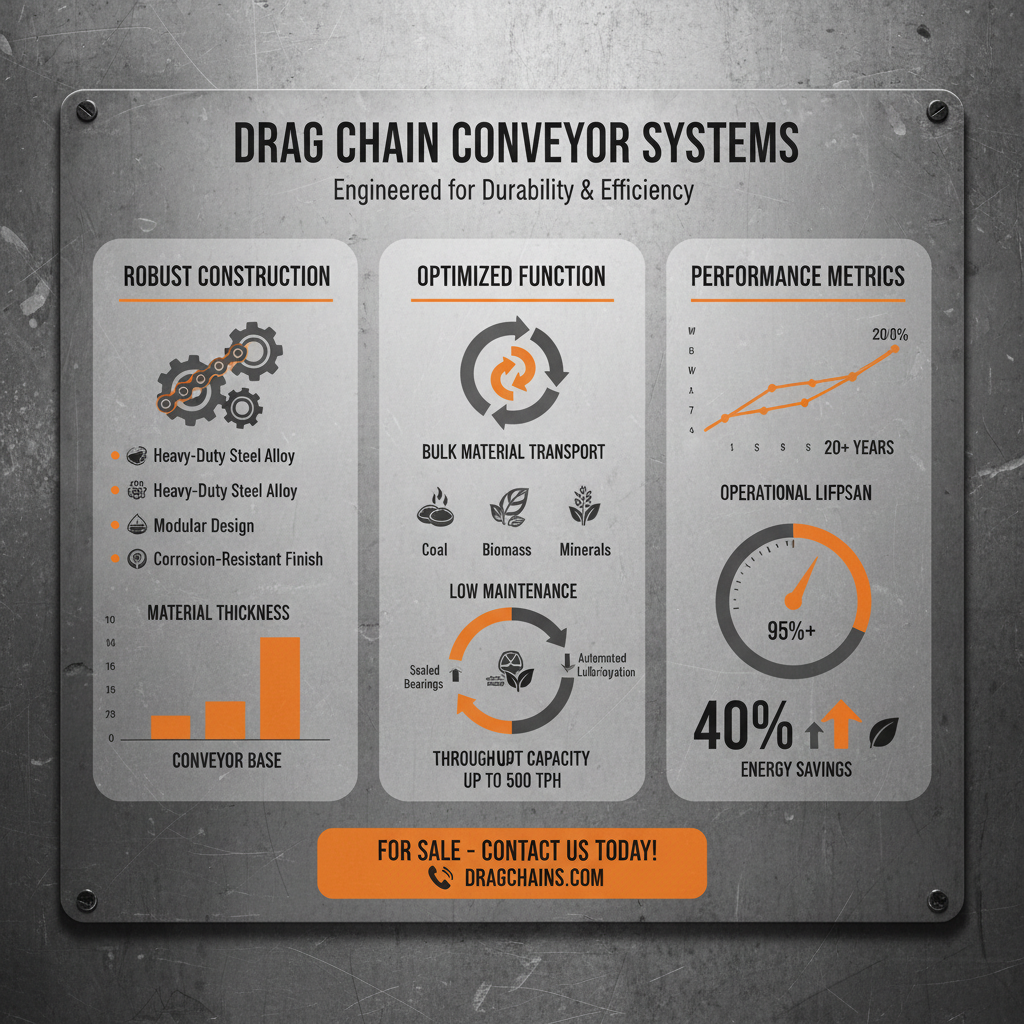 Explore Reliable Drag Chain Conveyor for Sale and Optimize Material Handling