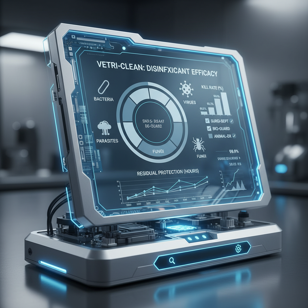 Comprehensive Veterinary Disinfectant Chart for Enhanced Biosecurity Protocols